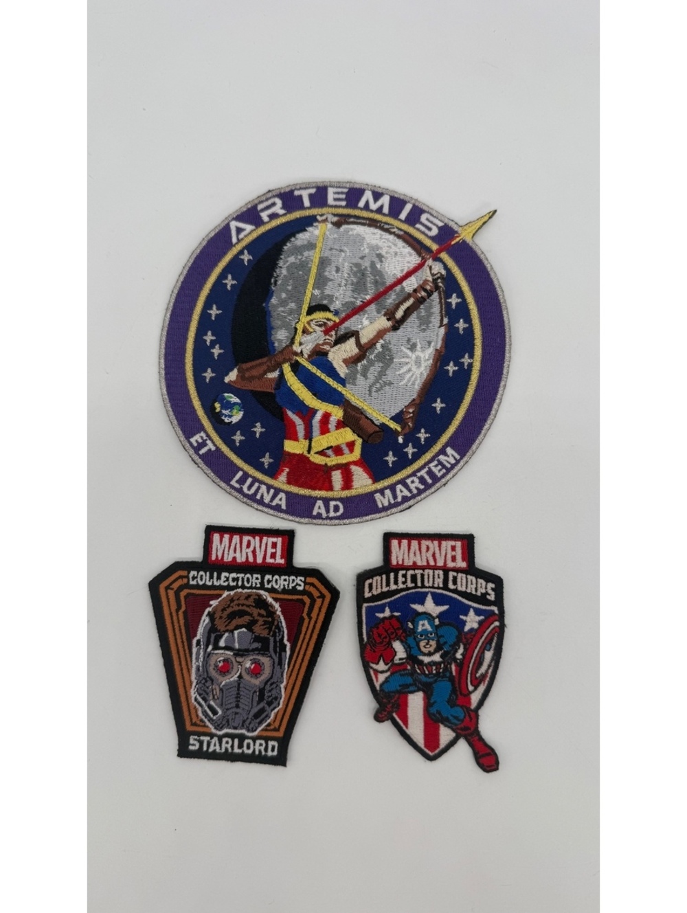 Artemis Marvel Collector Corps Embroidered Patch Lot